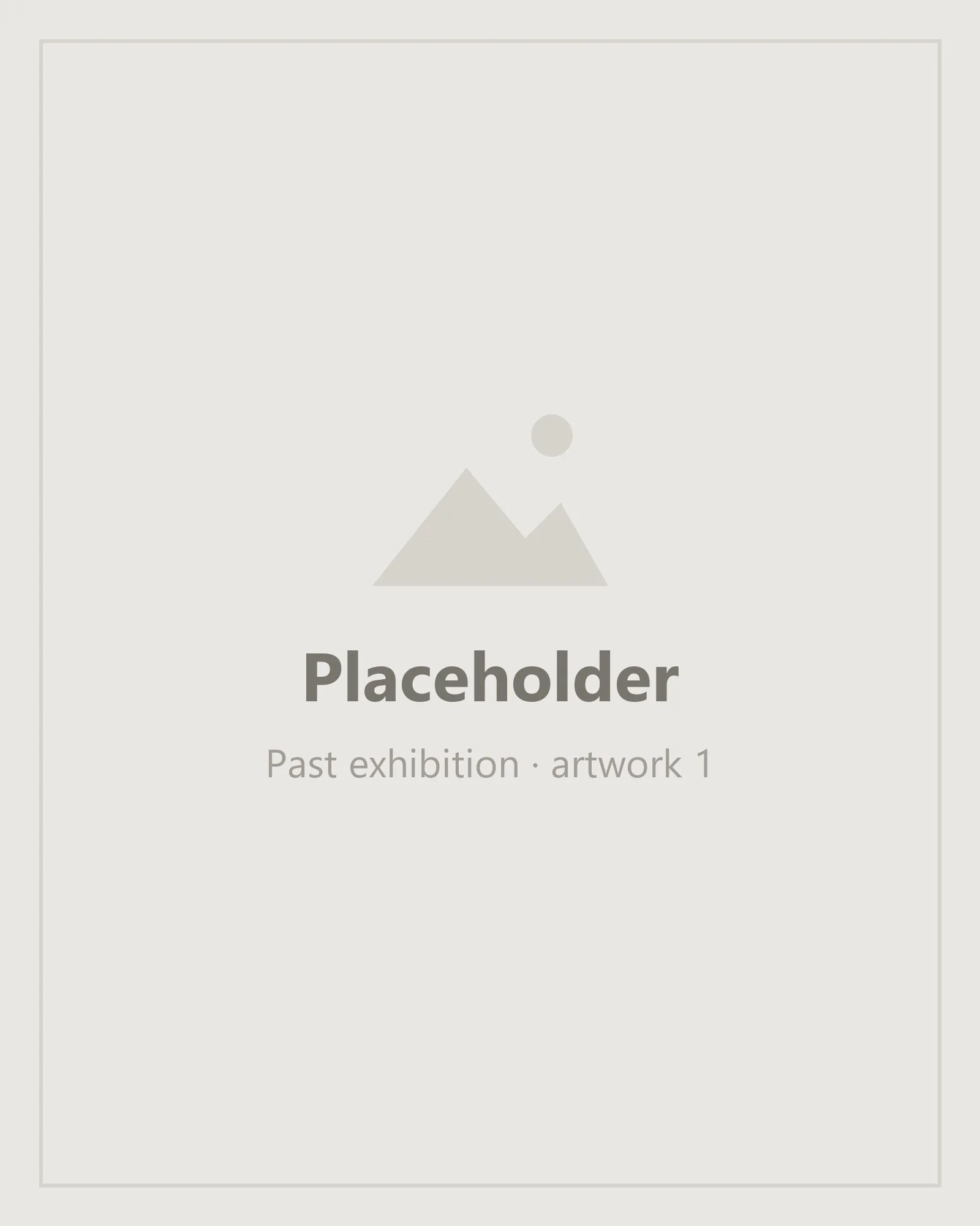 Past Exhibition Title
